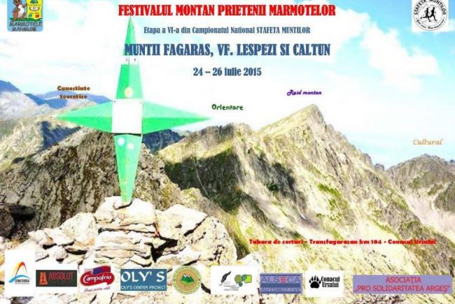 Etapa a VI-a FESTIVALUL MONTAN - PRIETENII MARMOTELOR editia I 24-26 iulie 2015 – M-tii Fagaras, Vf.Lespezi si Caltun